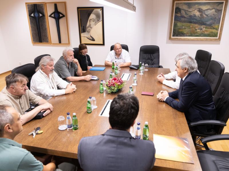 Delegacija MANU na prijemu kod predsjednika CANU