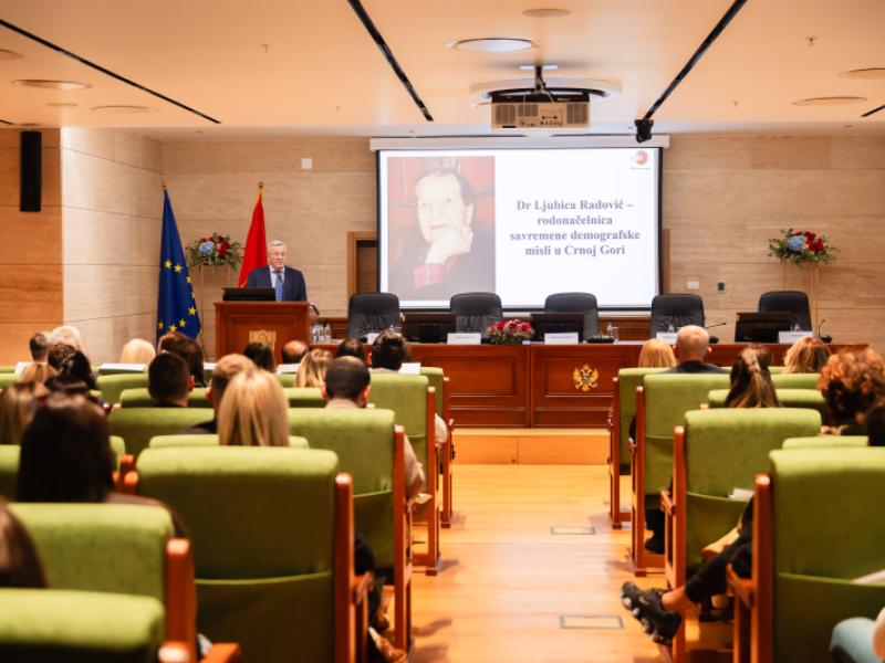 Održan Naučni skup  „Stanovništvo: izazovi, trendovi, seobe (svijet, Evropa, Crna Gora)“