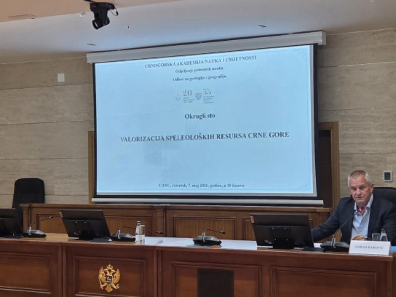 Održan Okrugli sto ,,Valorizacija speleoloških resursa Crne Gore“