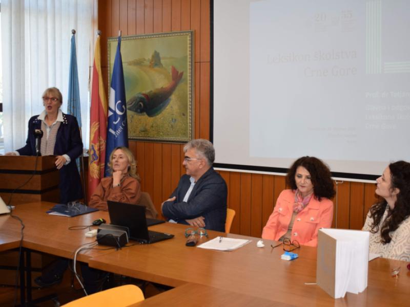 Održana promocija „Leksikona školstva Crne Gore” na Filozofskom fakultetu u Nikšiću