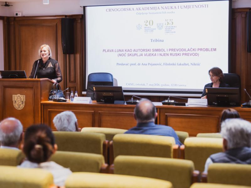 Održana tribina prof. dr Ane Pejanović
